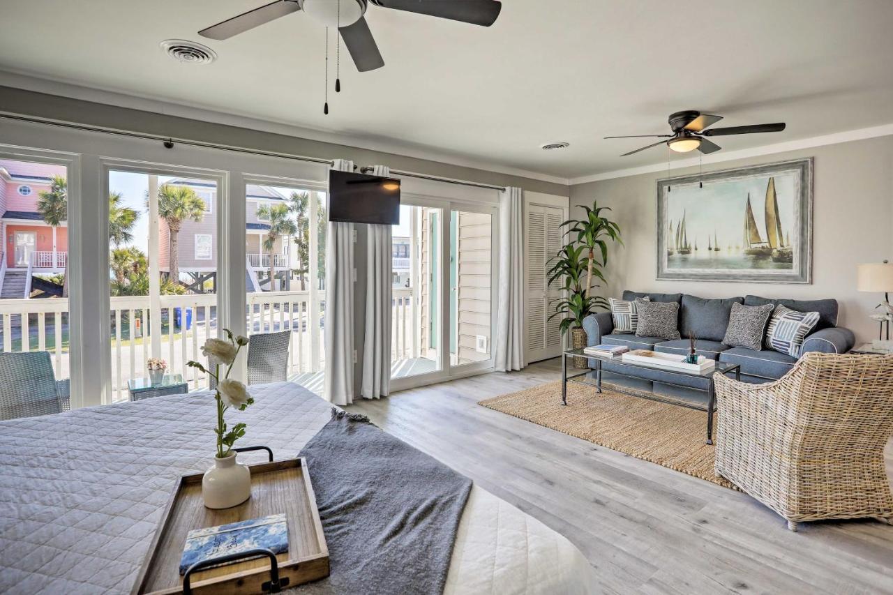 Updated Studio 1-Block Walk To Surfside Beach! Мертл-Біч Екстер'єр фото